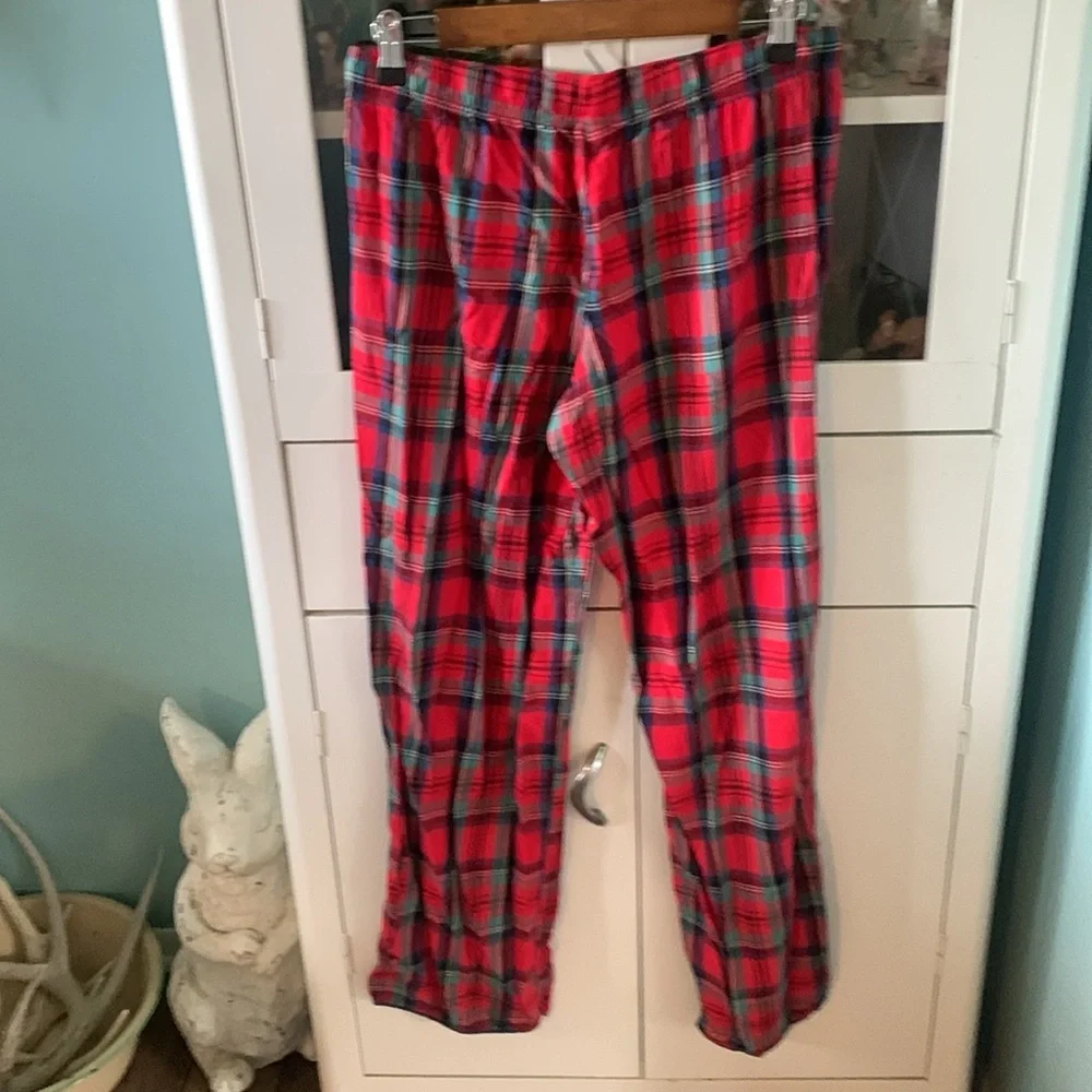 Victoria’s Secret sz S Plaid Pajamas - Red and Blue lighter weight like new! - Picture 10 of 10